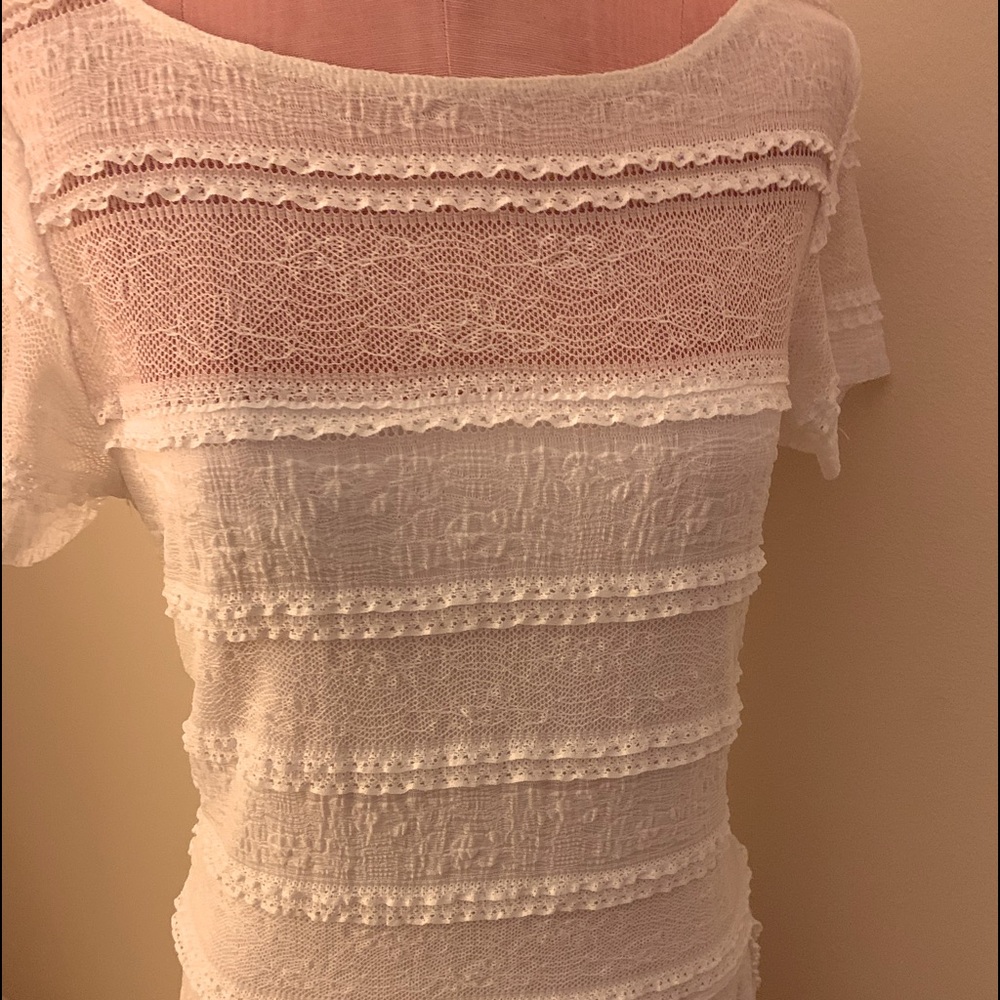 White Lace Midi Dress.